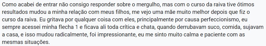 Depoimento Raiva